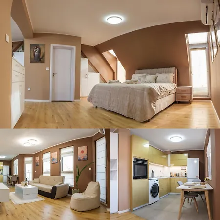 Cozy Loft With Jacuzzi Bath Near Center 普罗夫迪夫